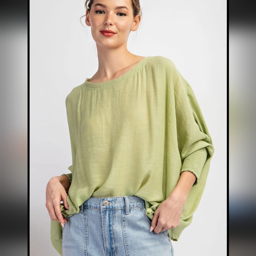 Eesome Light Green Blouse